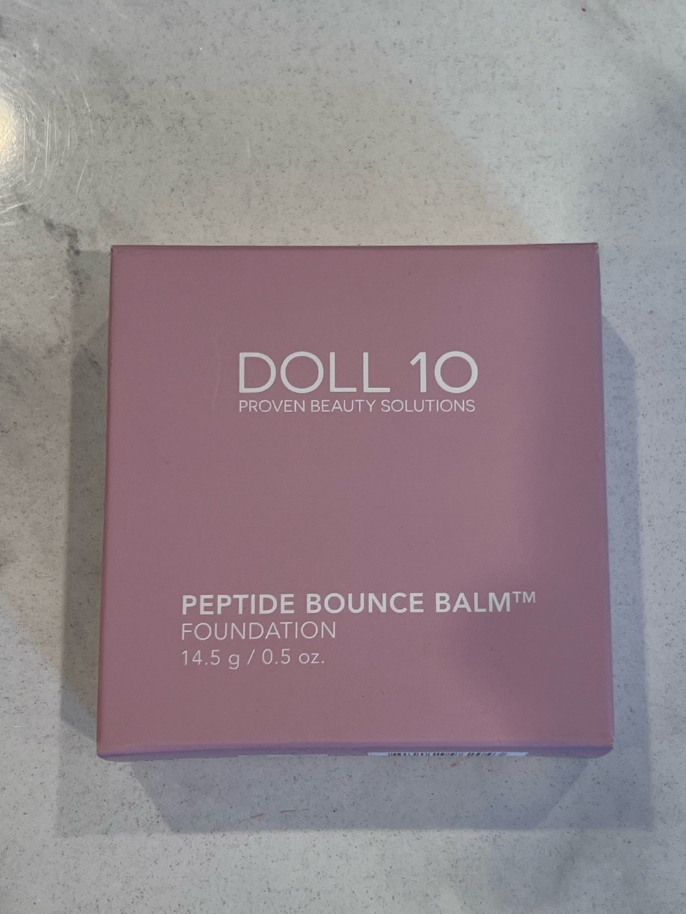 DOLL 10 ~ PEPTIDE BOUNCE BALM FOUNDATION ~ FAIR/LIGHT ~ 0.5 OZ